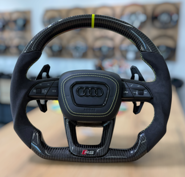 Carbon Lenkrad passend für Audi A6, S6, RS6, A7, S7, RS7, Q7, Q5, Design A717